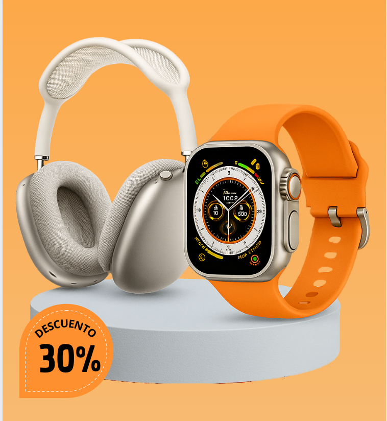 COMBO: AirPods Max + Reloj T800 Ultra | Tecnología & Estilo en Uno